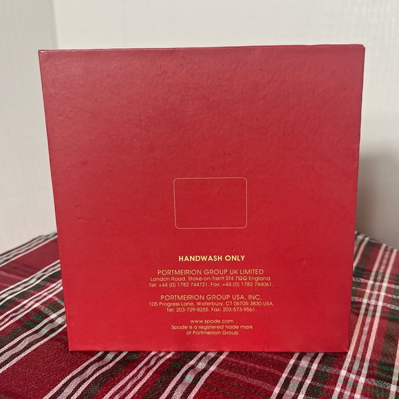 Spode Christmas Tree Set of 4 Spreaders In Box - Picture 4 of 6